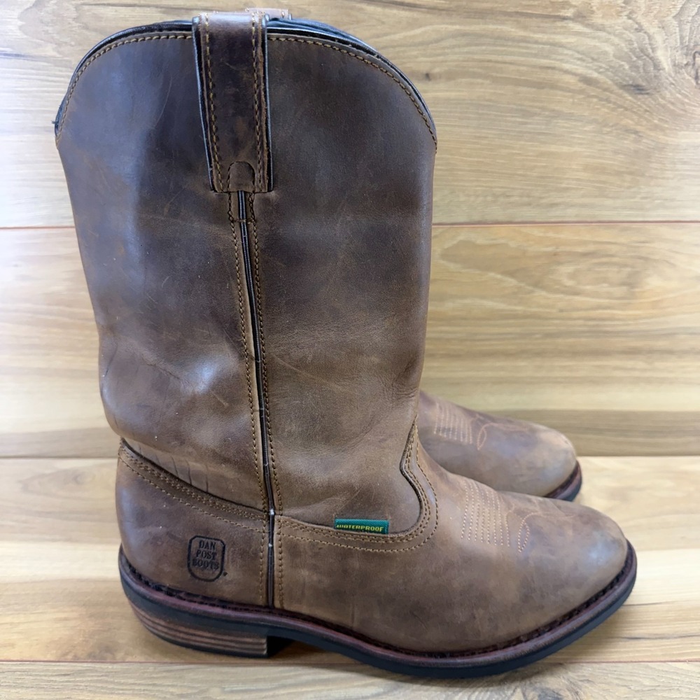DAN POST Waterproof Western Boots Mens 10 EW Work‎ Western Soft Toe Ranch Farm